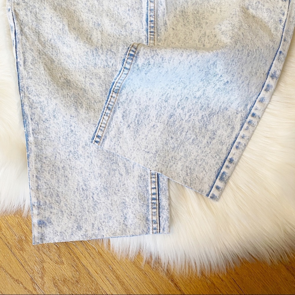 ʟᴇᴠɪs Orange Tab Acid Wash Vintage High Waisted - Picture 4 of 8